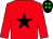 Red, black star, black cap, green spots (Triona O'Connor)