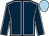 Dark blue, white seams, light blue cap (T Harris & O Chandler)