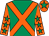 EMERALD GREEN, ORANGE cross belts, ORANGE sleeves, EMERALD GREEN stars, ORANGE cap, EMERALD GREEN star (I Reilly/o D Kueres/m Dunphy/l O'donov)
