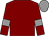 Maroon, grey armlets, grey cap (Lord Brownlow)