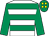 White & emerald green hoops, emerald green sleeves, emerald green cap, yellow spots (Atlantic Wave Syndicate)