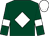Dark green, white diamond, armlets and cap (Mrs J E Wallsgrove)