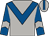Light grey, royal blue chevron, royal blue sleeves, light grey chevron, light grey cap, royal blue stripe (Andrea Tien & Arthur Cheng)