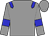 grey, blue epaulets, blue armlets, grey cap (Ecurie Franck Anne)