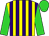 Yellow and purple stripes, lime sleeves and cap (Mr Morne Struwig)