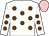 White, chocolate spots, pink cap (Mr J A Swinbank And Mr G F Tuer)