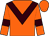 Orange, brown chevron and armlets (Mr Keith Jones)