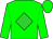 Green, lime green diamond, green cap (Richard Shultz)