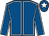 Royal blue, white seams, royal blue cap, white star (Anthony Bloom)