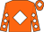 Orange, white diamond, diamonds on sleeves, orange cap, white diamond (Phoenix Ladies Syndicate)