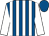 Royal blue & white stripes, white sleeves, royal blue cap (John F O'Neill)