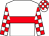 White, red hoop, checked sleeves and cap (St Quinton, D L Whateley & Syder)