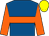 Royal blue, orange hoop and sleeves, yellow cap (Mr G Chambers)