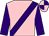 Pink, purple sash and sleeves, quartered cap (Mrs Melba Bryce)