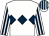 White, dark blue triple diamond, striped sleeves and cap (Miss M P Bryant, David & Eileen Bryant)