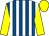 Royal blue and white stripes, yellow sleeves and cap (The Tongdean Partnership)