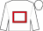 White, red hollow box (Strawberry Fields Stud)