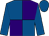 Royal blue and purple (quartered), royal blue sleeves and cap (Perfect Match 2)