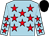 Light blue, red stars, black cap (D Higgs J J Bridger)