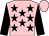 Pink, black stars and sleeves, pink cap (The Open Range)