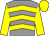Grey, yellow chevrons, sleeves and cap (Mr R Gibson)