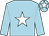 Light blue, white star and star on cap (Mrs Hannah Dale-staples)