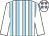 White and light blue stripes, white sleeves, light blue stars on white cap (Leung Kwan Tong)