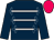 Dark blue, silver braid, cerise cap (Johnstone Partnership)