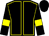 Black, yellow seams and armlets (Mr S P C Woods)