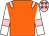 Orange, pink epaulets, white sleeves, pink armlets, pink cap, orange stars (Slater Stockwood Nicholson Partnership)