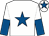 White, royal blue star, halved sleeves and star on cap (The Hull Farm Syndicate)
