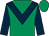 Emerald green, dark blue chevron & sleeves, emerald green cap (Patrick Pyne)