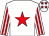 White, red star, striped sleeves, white cap, red stars (First Timers Racing Syndicate)