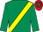 Emerald green, yellow sash, red & emerald green hooped cap (E M Sinnott & Damian M Murphy)
