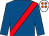 Royal blue, red sash, white cap, orange spots (Mrs Margaret Marshall)