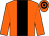 Orange, black panel, hooped cap (Mrs M Harty)
