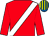 Red, white sash, royal blue & yellow striped cap (The Bossman Partnership)