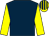 Dark blue, yellow sleeves, striped cap (North Cheshire Trading & Storage Ltd)