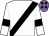 White, black sash and armlets, mauve cap, black stars (Mrs T Channing-williams)