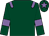 Dark green, mauve epaulettes, mauve armlet, mauve star on cap (Merry Hearted Syndicate)