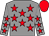 Grey, red stars, red cap (Alan & Barry Macdonald)