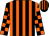 Black & orange stripes, check sleeves, striped cap (Finbarr Kelly)