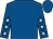 Royal blue, light blue stars on sleeves (Mr S J Barton)