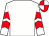 White, red chevrons on sleeves, quartered cap (Pub & Grub Syndicate)