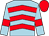 Light blue, red chevrons, armlets and cap (The Sangster Family & J Sissons)