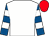 White, royal blue and white hooped sleeves, red cap (Mr I R Clements & Dr L G Parry)