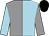 Light blue & grey halved, sleeves reversed, black cap (Ronchalon Racing Partnership)