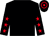 Black, red stars on sleeves, hooped cap (Darren Cahill)