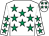 White, emerald green stars (In All Fairness Syndicate)