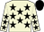 Beige, black stars, black cap (Ms H N Pinniger)
